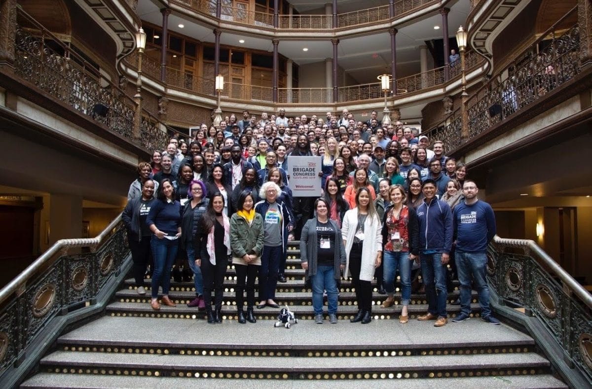 Attendees at Brigade Congress