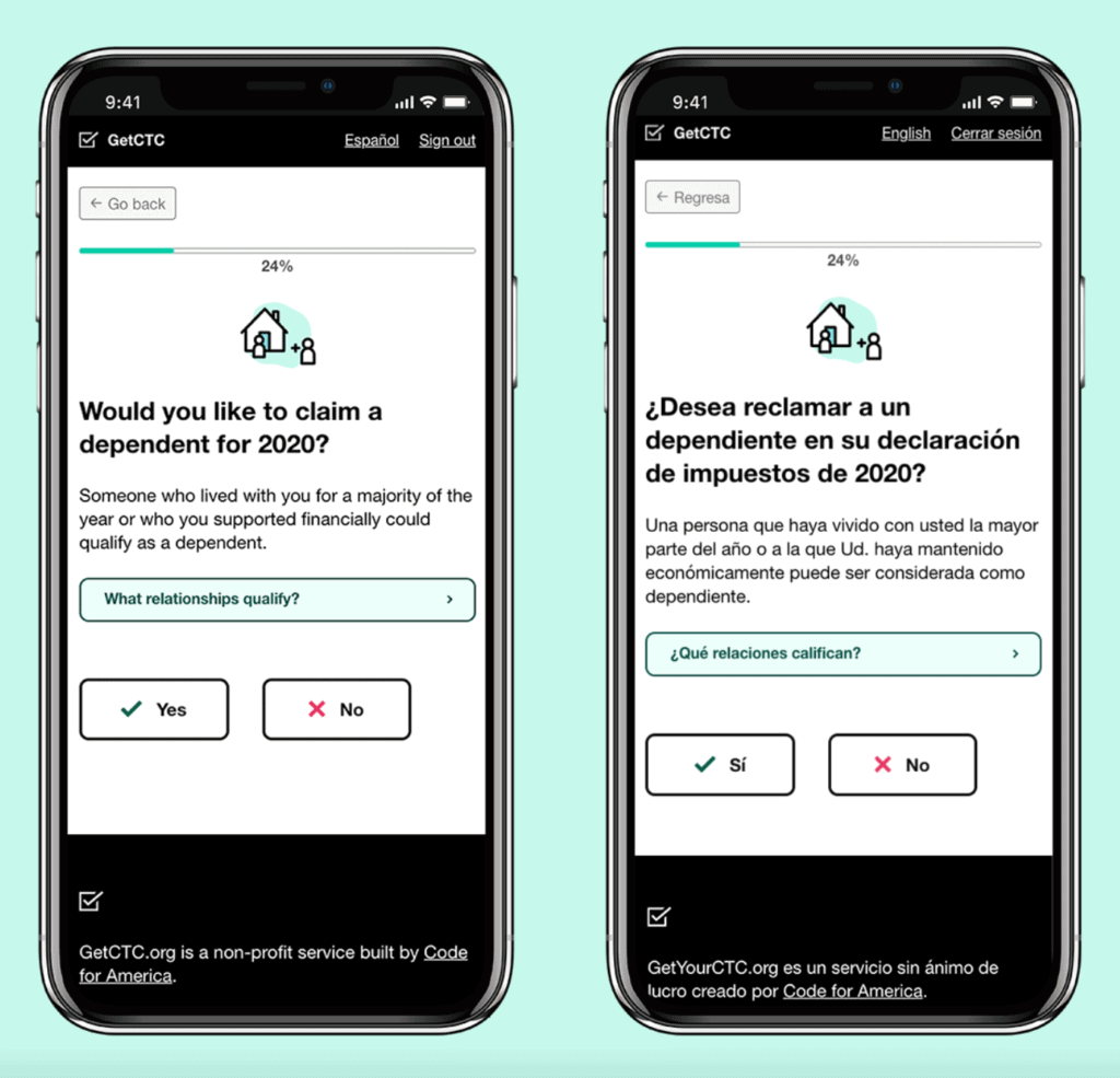 GetCTC.org screeens on iPhone asking