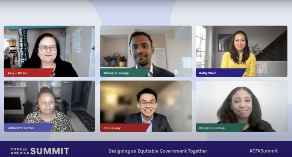 screenshot of a youtube video with all the panelists