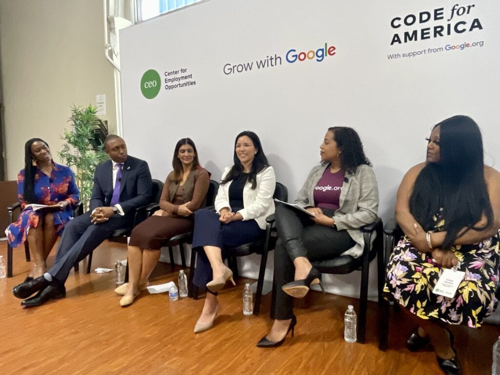 Google.org grant announcement event